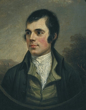 Portrait of Robert Burns, Alexander Nasmyth (1758–1840). Scottish National Portrait Gallery, public domain via Wikimedia Commons.