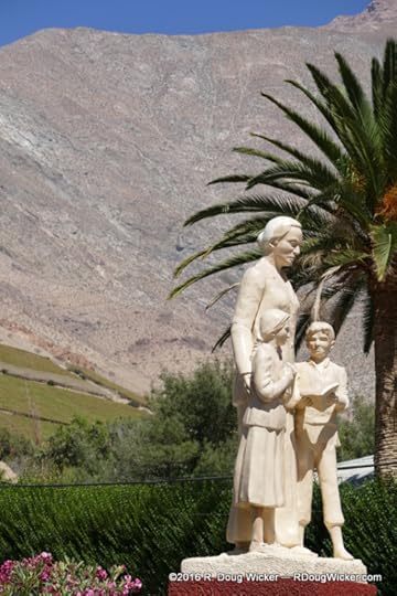 Monument to Nobel Laurette Gabriela Mistral (Lucila Godoy y Alcayaga)