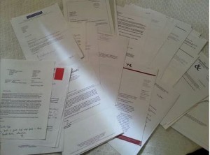 rejection letters