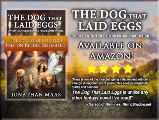 Launch promo for the Fantasy book 'The Dog That Laid Eggs'