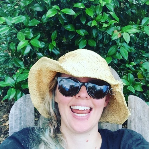 beer and books in the garden