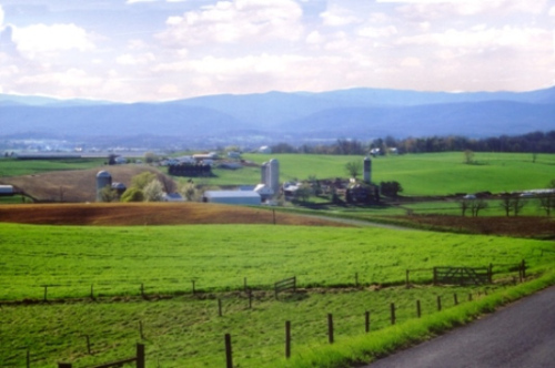 Early spring in the Shenandoah Valley of Virginia