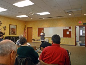 D'Elen McClain at APW January meeting