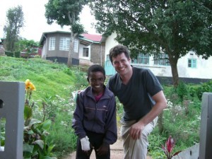 My man Joseph and me, at Kilema Hospital, Tanzania (2007?)