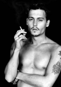 I see Johnny Depp as the hero.