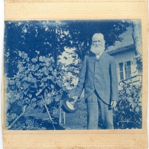 Great grandfather Horatio Clark who was one of many in the family who loved to garden and fish