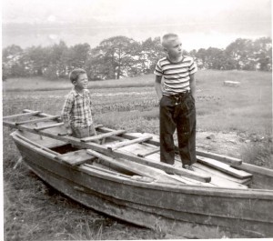 Even when the boat wasn't ready, I was thinking about fishing as a kid.