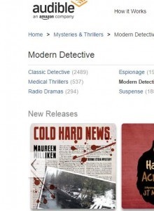 Checked out Audible.com and look what I saw! Cold Hard News leading the new releases.