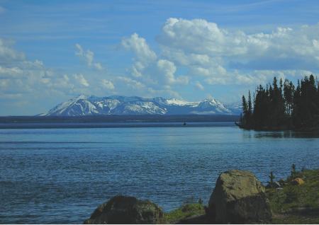 Yellowstone Lake Mount Sheridan