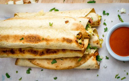 Baked Breakfast Taquitos mexicanplease.com