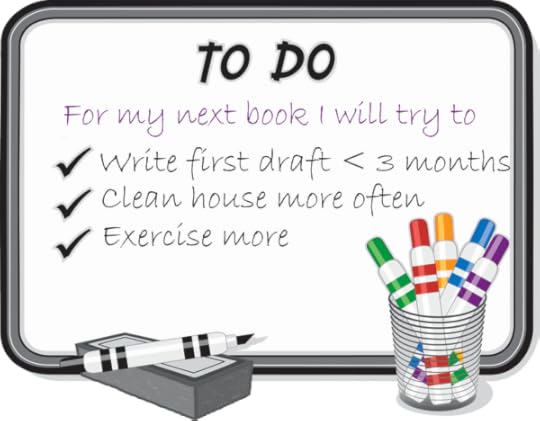 We got into some bad habits while writing this book. We certainly need to exercise more, and to clean house more.