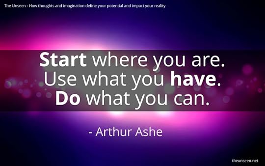 the unseen - start where you are