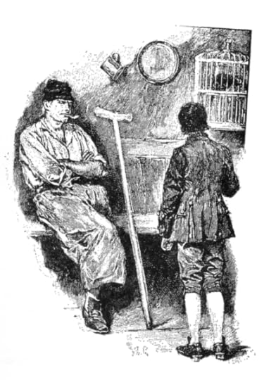 Inspiration for the one-legged pirate in