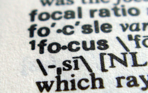dictionary focus crop by Chris Dlugosz via Flickr