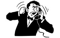 Angry Man On Phone