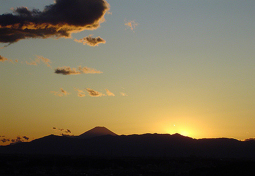 Fuji after Typhoon