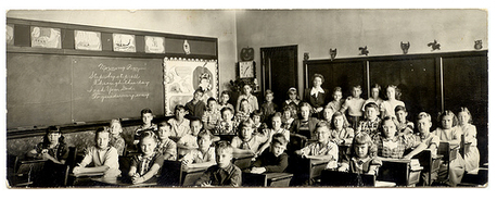 vintage classroom