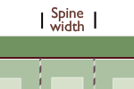 Spine width