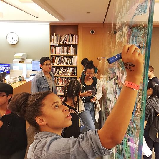 1-Teens Take the Met window graffiti