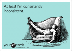 inconsistent