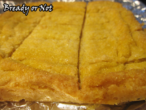 Lemon Cornmeal Shortbread