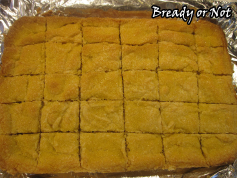 Lemon Cornmeal Shortbread