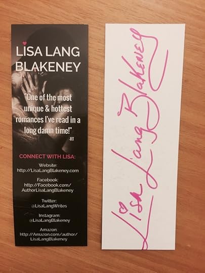 lisa lang blakeney bookmark