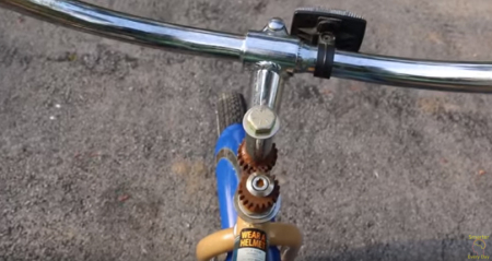Here's how the machinist changed the steering.