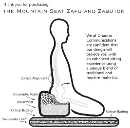 The Mountain Seat Zafu and Zabuton Brochure