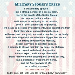 Military Life Spouse Creed