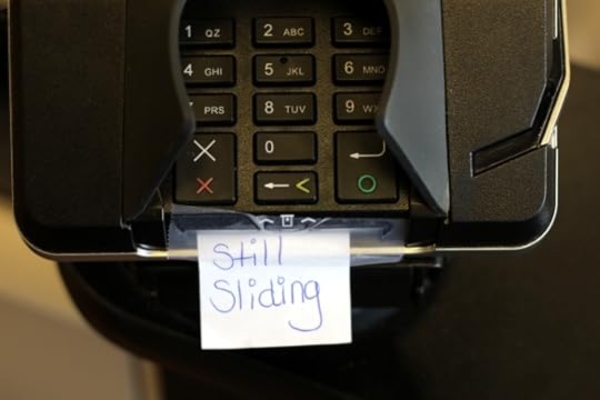 Credit-card terminal at the Niskayuna Co-Op.