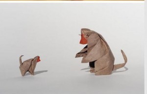 Bèn chạy đến mét với Ông Nội!