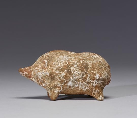 Greek terracotta pig votive circa 5th century BCE