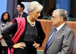 Lagarde in power stance.