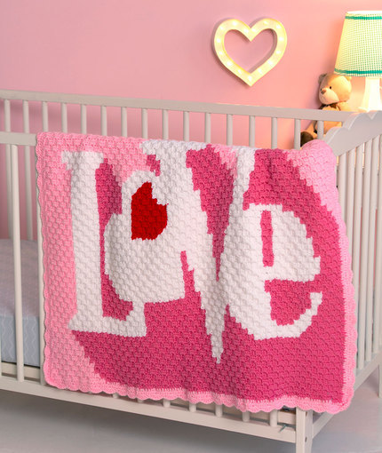 Free Pattern by Marly Bird, Heart Throb Blanket