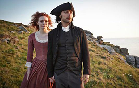 Captain Ross Poldark and Demelza