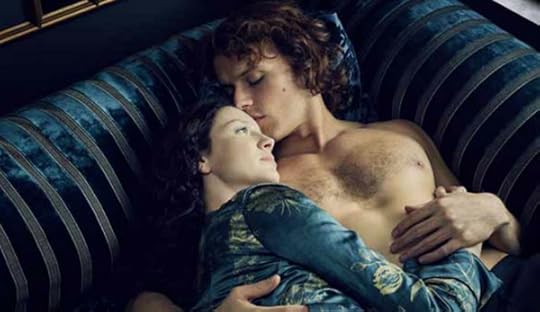 Outlander season 2. Sam Heughan and Caitriona Balfe