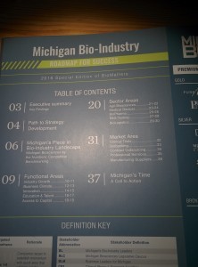 Table of Contents - Michigan Biotech Roadmap for Success