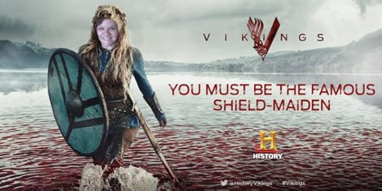 History Vikings shield maiden graphic