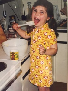 It all started with licking the bowl...