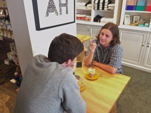 Jesper offers Tom some advice on their radio show together