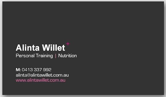 Alinta's business card