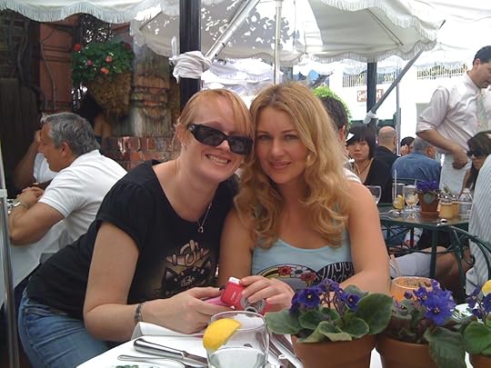 Lunch at The Ivy with Krista in LA