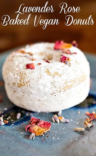A Vegan Valentine: Lavender Rose Baked Donuts