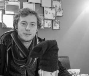 Trying to prevent audio pops using a sock.