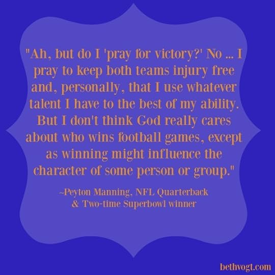 What Peyton Manning Prays for 2016