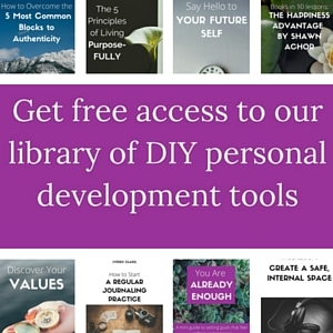 Get free access to our library of personal development tools