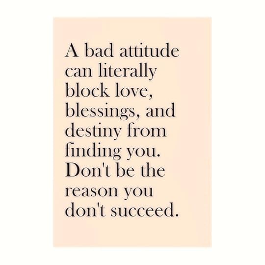 a bad attitude