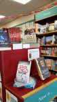 book display at Kenilworth Books 8 Feb 16 showing APS
