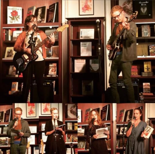 Sara Renberg, Joshua James Amberson, Niina Pollari, me, Emily Gould. Photos by Oliva Croom